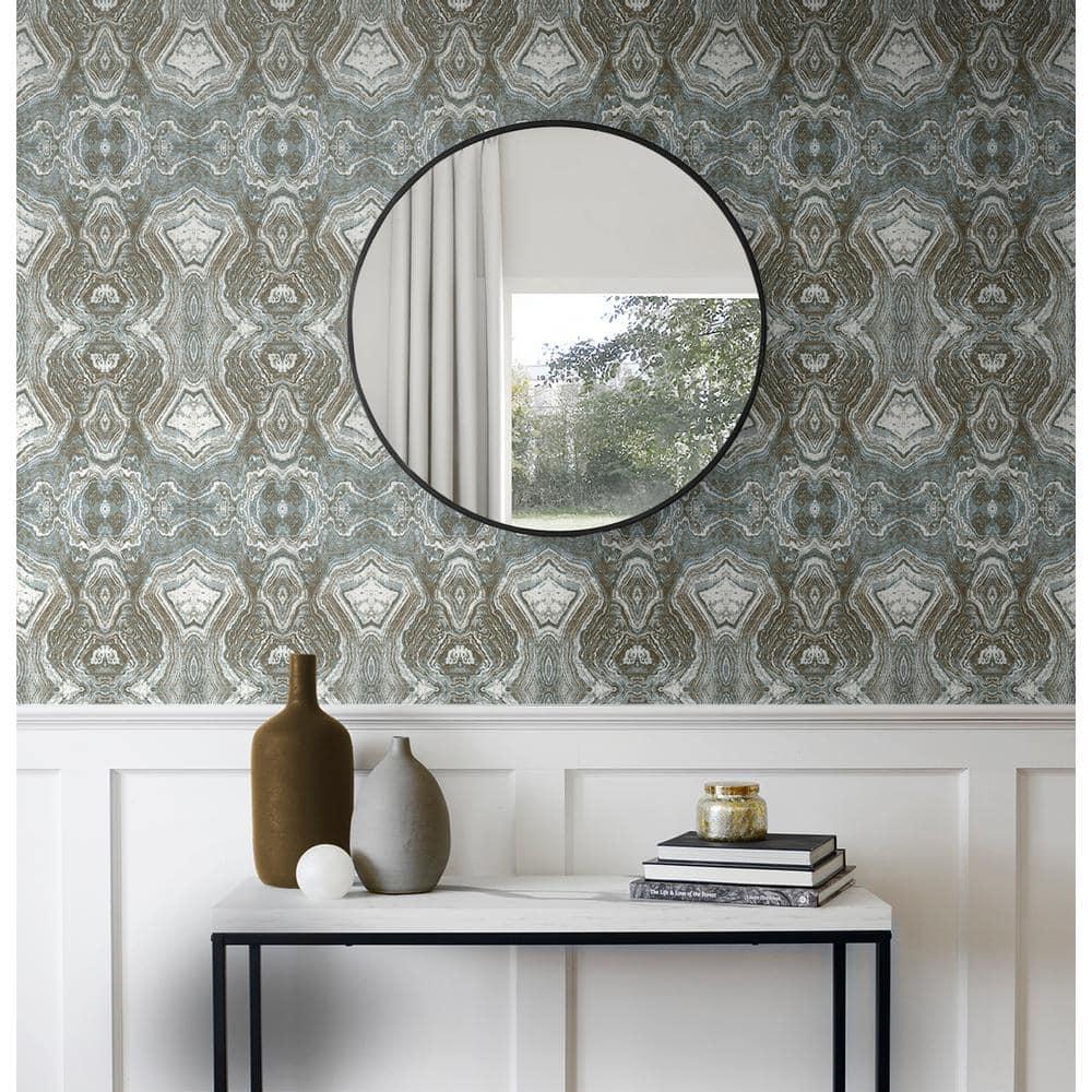 Mineral Springs Patina Abstract Vinyl Peel and Stick Wallpaper Roll ( Covers 30.75 sq. ft. )