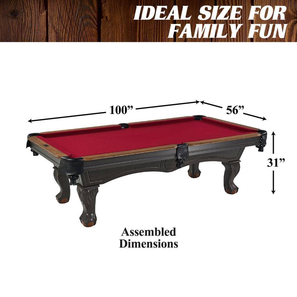 Barrington Billiards Company Barrington Arlington 8 ft Pool Table with Playing Accessories