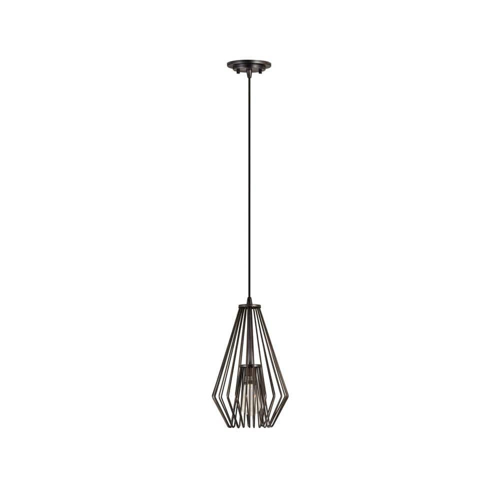 Z-Lite Quintus 1 - Light Pendant in  Plated Bronze
