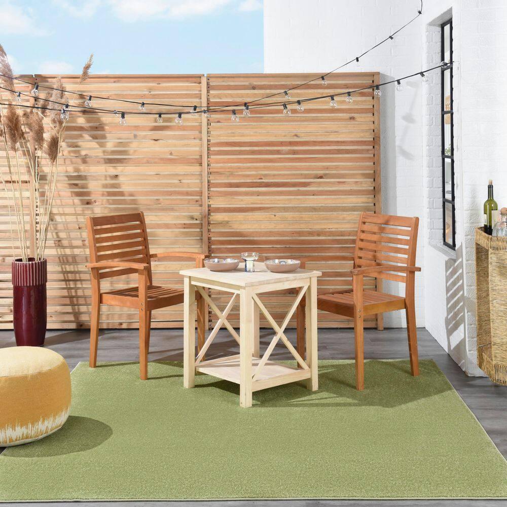 Nourison Nourison Essentials NRE01 Indoor/outdoor Area Rug - Green 5' x square
