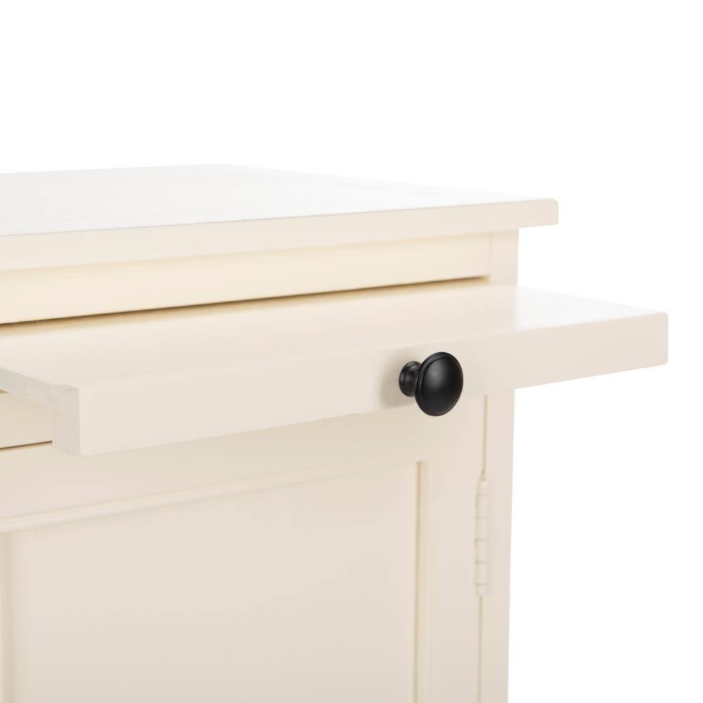 Raven Storage Unit - AMH5703 - Distressed Cream - Safavieh Couture