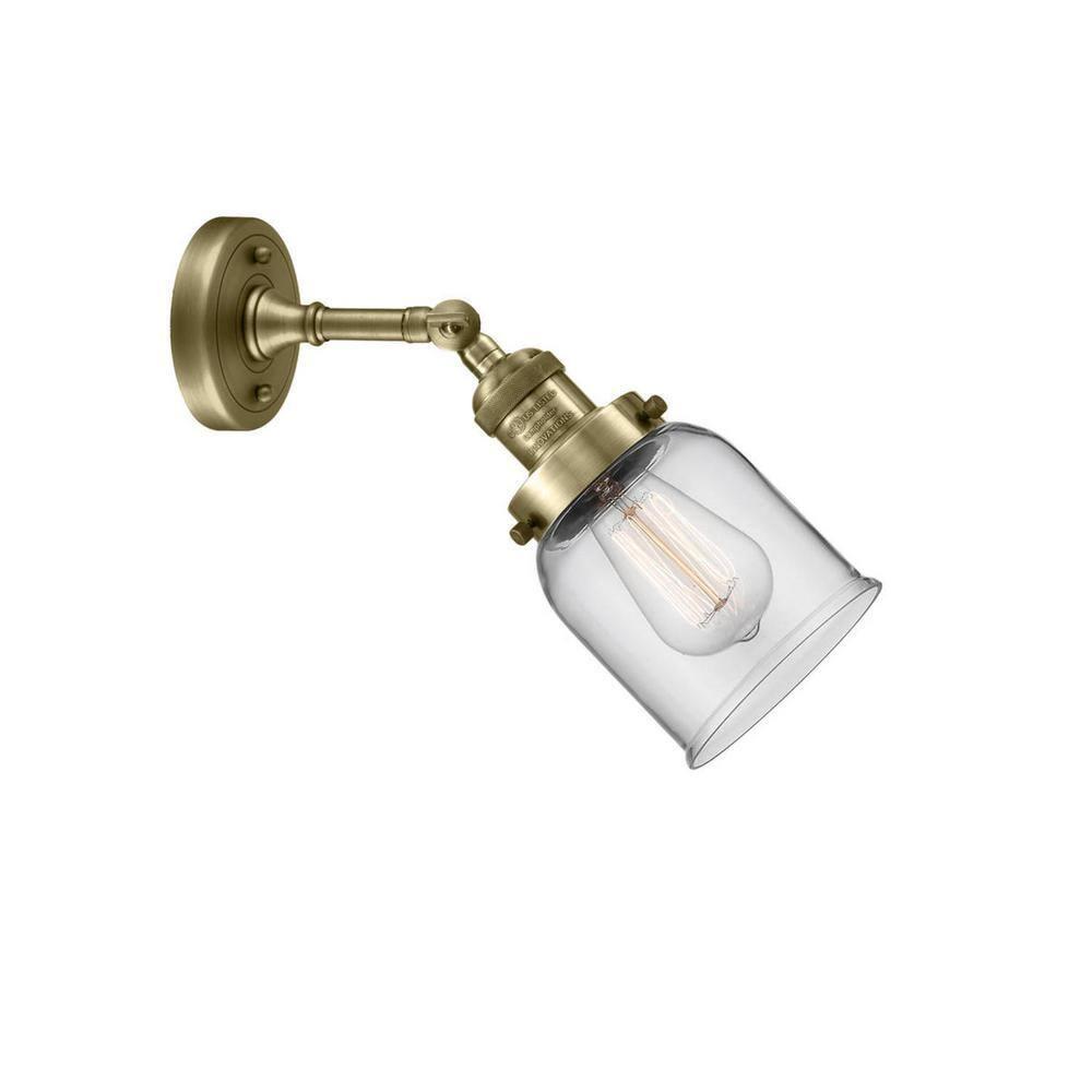 Innovations Lighting Bell 1 - Light Sconce in  Antique Brass