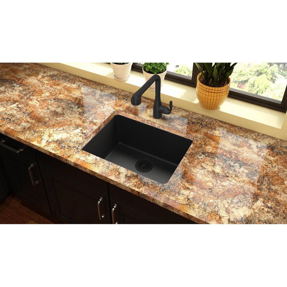 Quartz Classic 24-5/8" x 18-1/2" x 9-1/2" Undermount Kitchen Sink