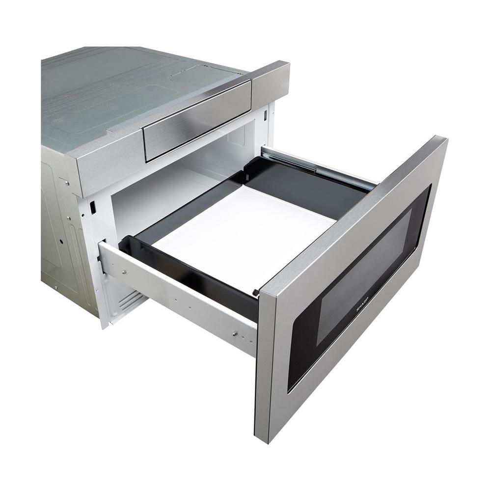 Sharp 23.875-in 1.2-cu ft 950 -Watt Low Profile Microwave Drawer ( Stainless Steel )