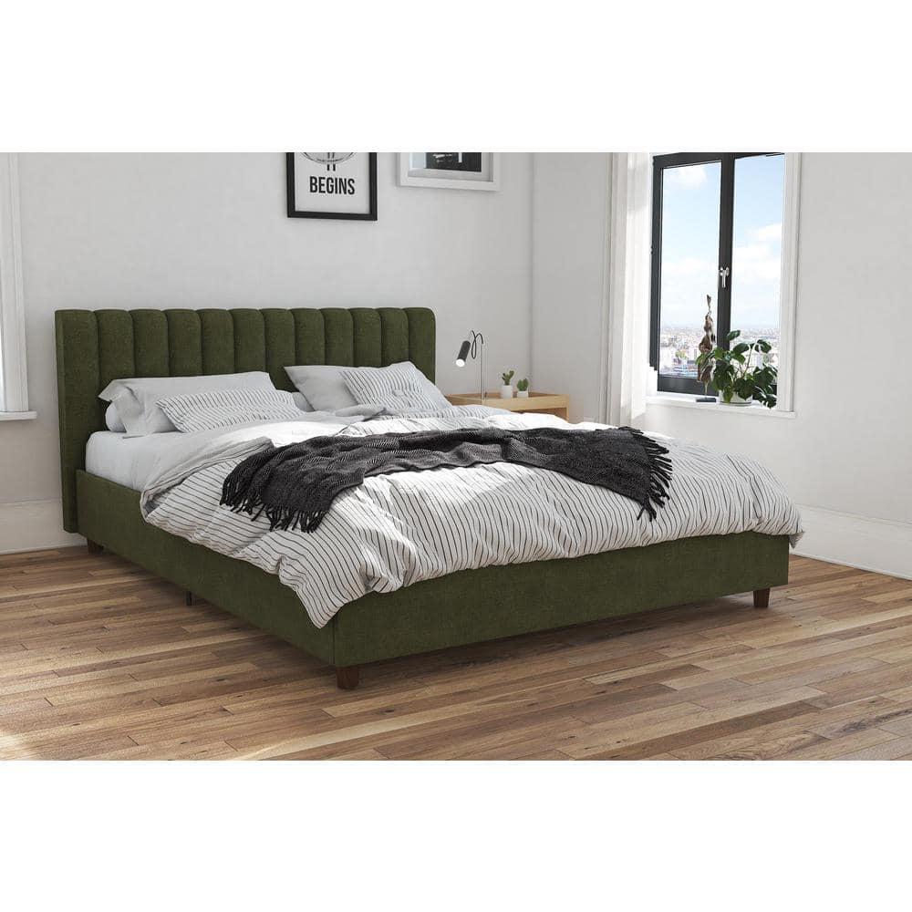 Brittany Tufted Upholstered Platform Bed