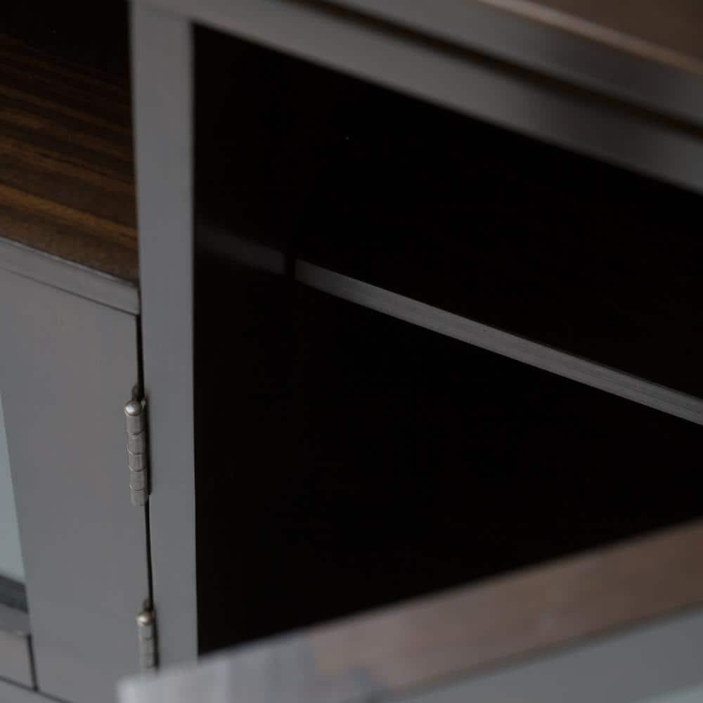 Simpli Home Cosmopolitan SOLID WOOD 72 inch Wide TV Media Stand For TVs up to 80 inches