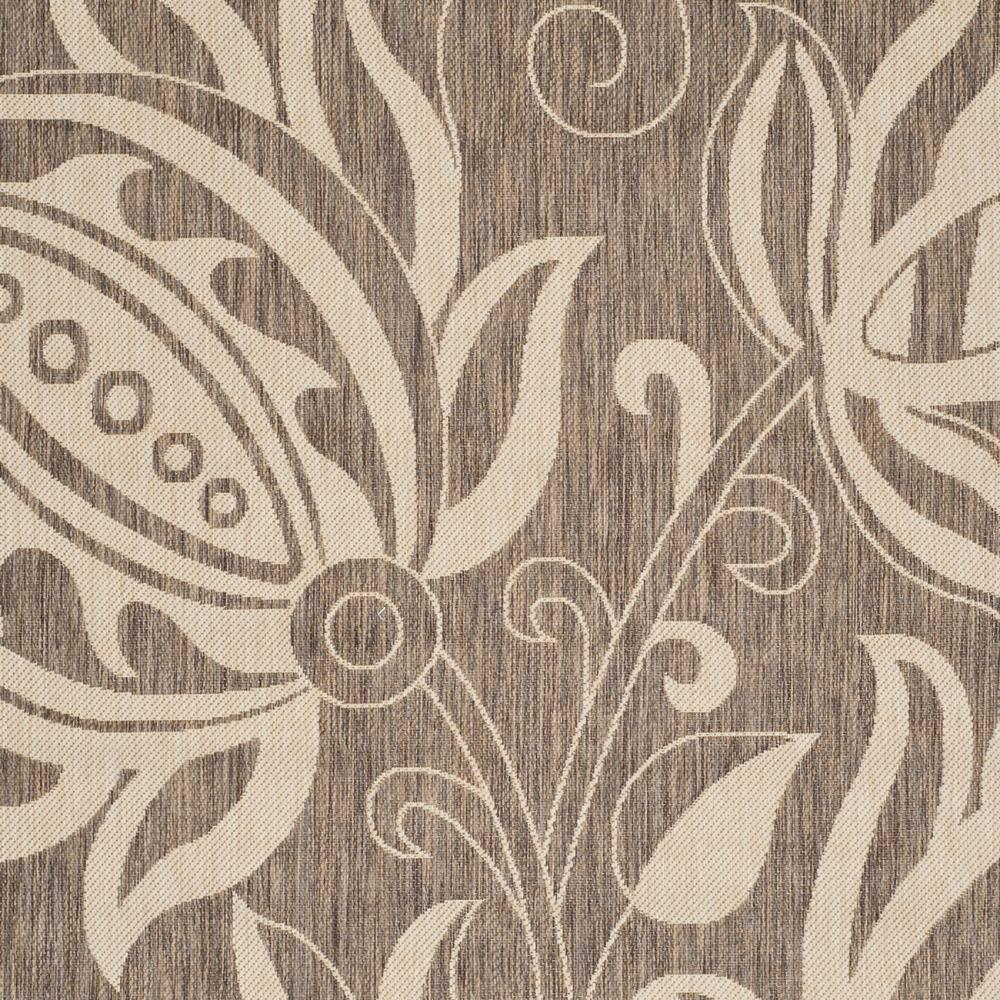 Courtyard CY2961 Power Loomed Indoor and Outdoor Area Rug - Brown/Natural - 9'x12' - Safavieh