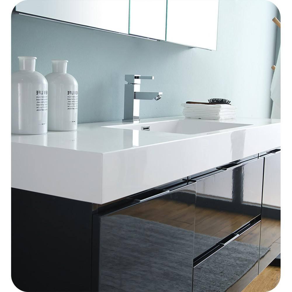 Valencia 60" Wall Mount Single Sink Bathroom Vanity Base Only (Top and Sink Not Included)
