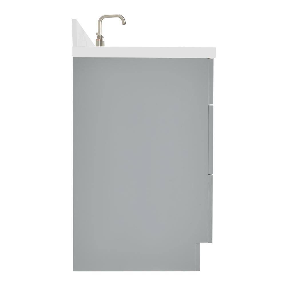 Ariel F055s-Wq-Vo Hamlet 55" Freestanding Single Basin Vanity Set - Grey