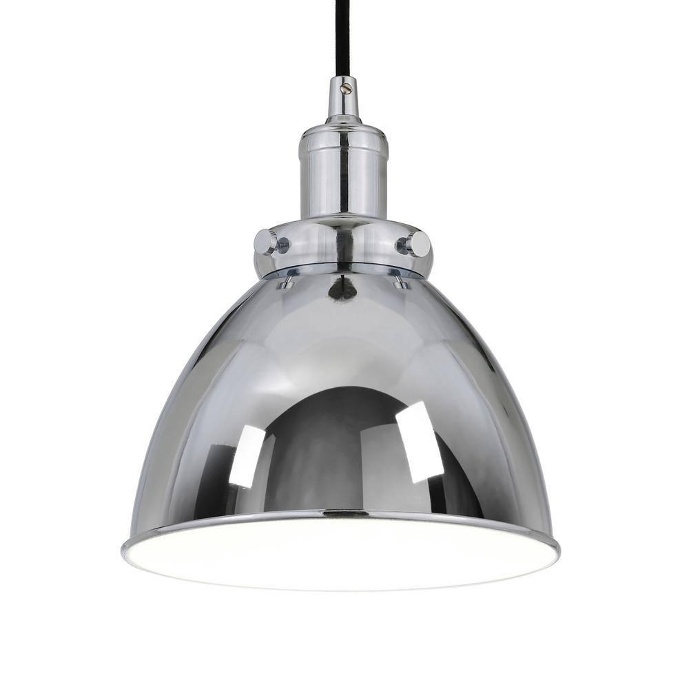 Evelyn&Zoe Modern Metal Pendant