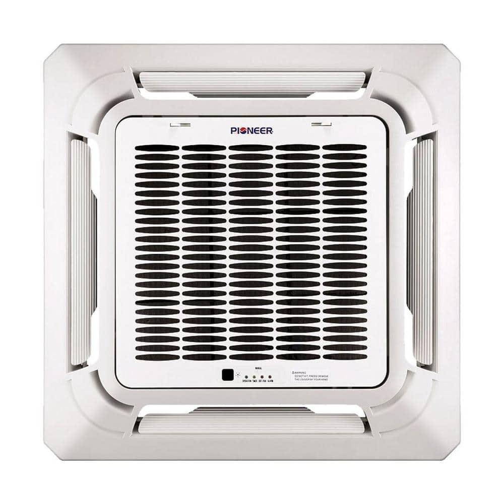Pioneer 24,000 BTU White Ceiling Mount Cassette Mini Split Heat Pump