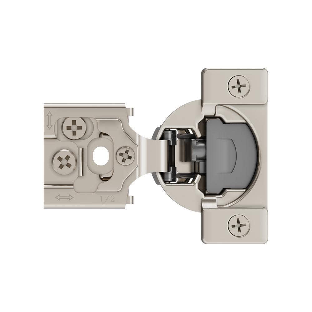 Amerock 1/2 inch (13mm) Overlay Face Frame Soft-Close Concealed Cabinet Hinge - 1 Pair