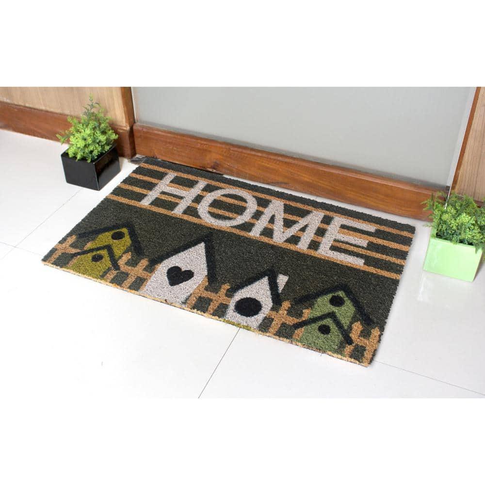 RugSmith Multi Machine Tufted Home Birdhouse Doormat
