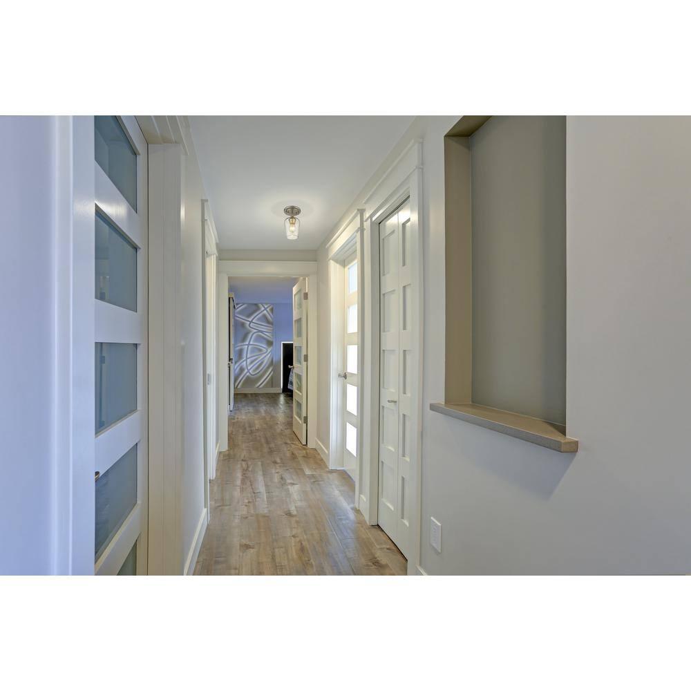 Z-Lite 473F1-BN Flush Mounts Brushed Nickel Steel Joliet