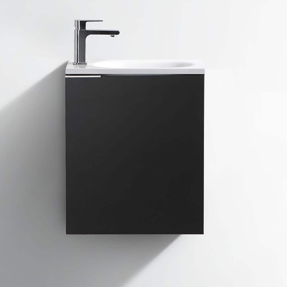 Valencia 20" Wall Mount Single Sink Bathroom Vanity with Top and Sink (Faucet Not Included)