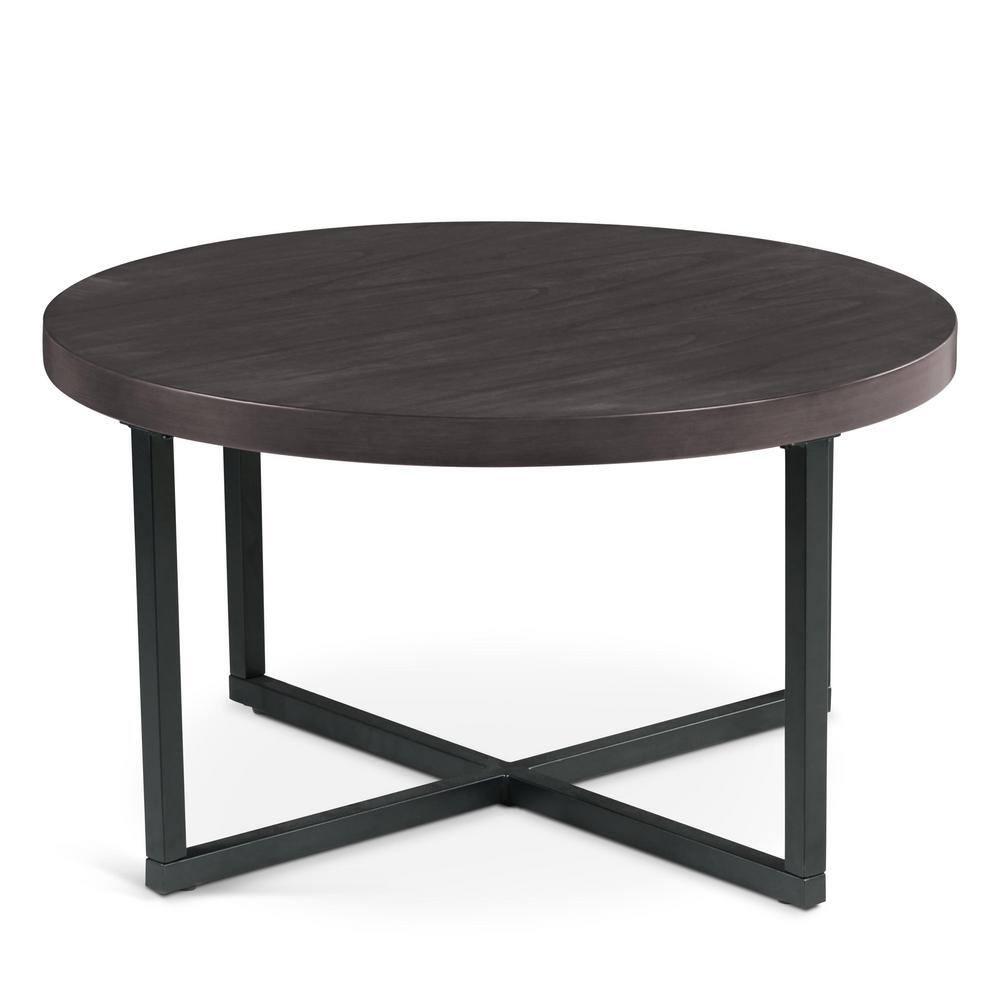 17 Stories Stannos 36" Round Coffee Table with 4 Stools