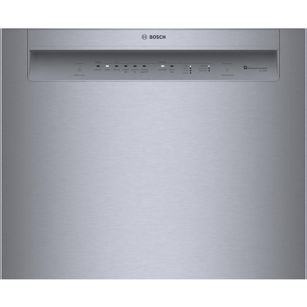 Bosch 800 Series 24" Front Control Built-In Dishwasher with Hybrid Tub SHE3AEM5N