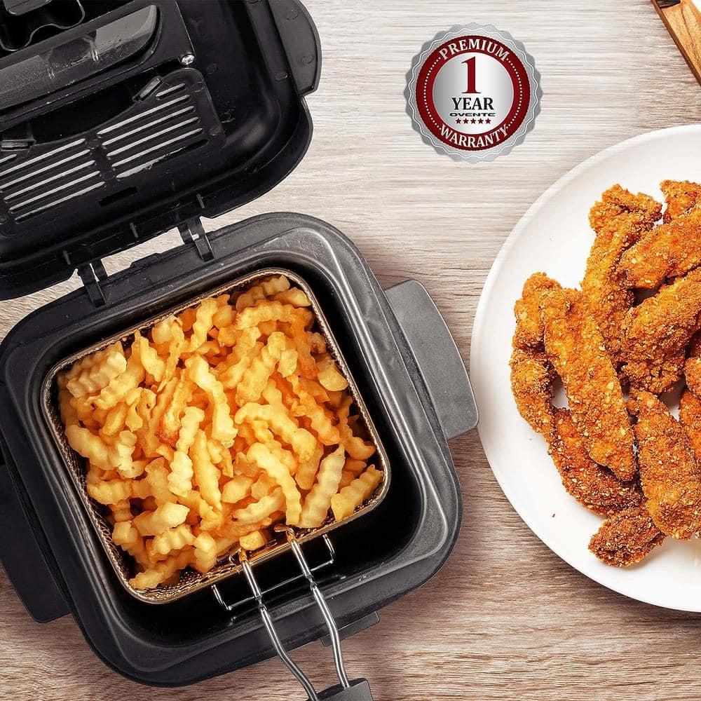 Ovente OVENTE 1.5 Liter Electric Deep Fryer with Frying Basket