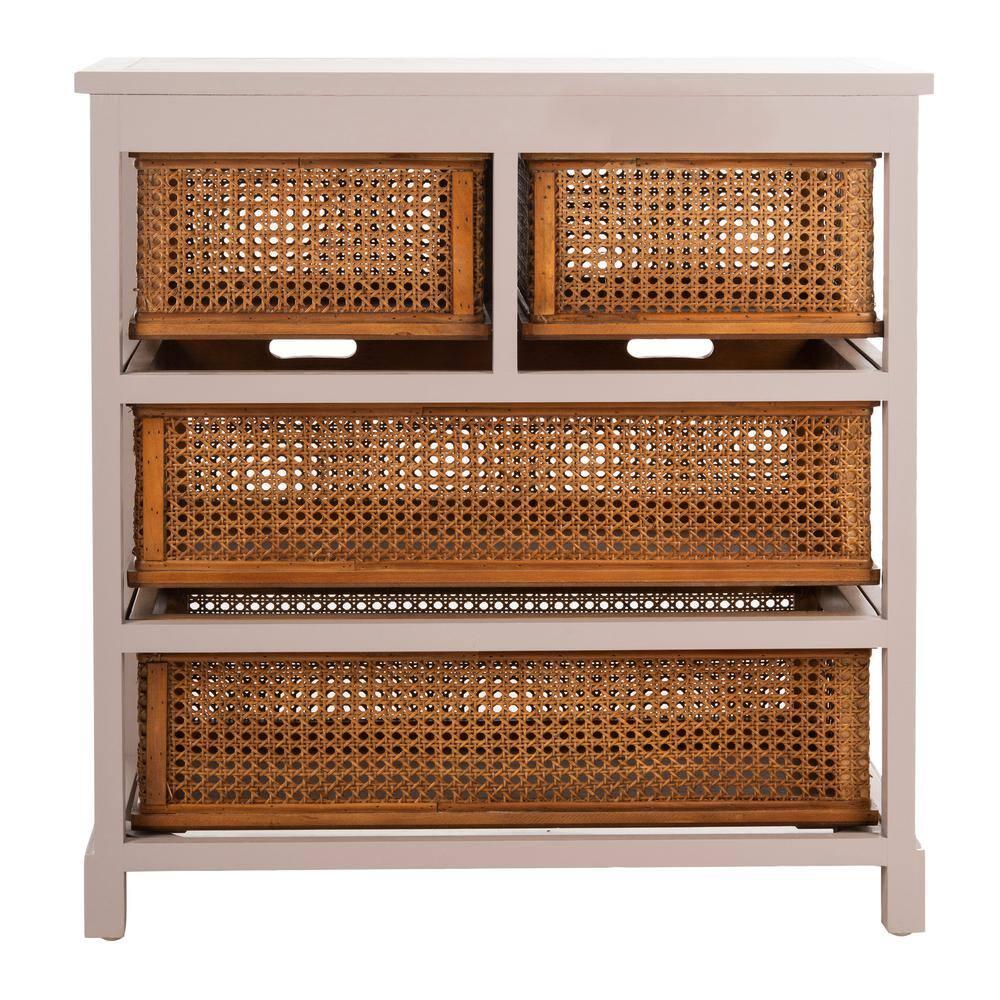 Jackson 4 Drawer Unit - Quartz Grey - Safavieh