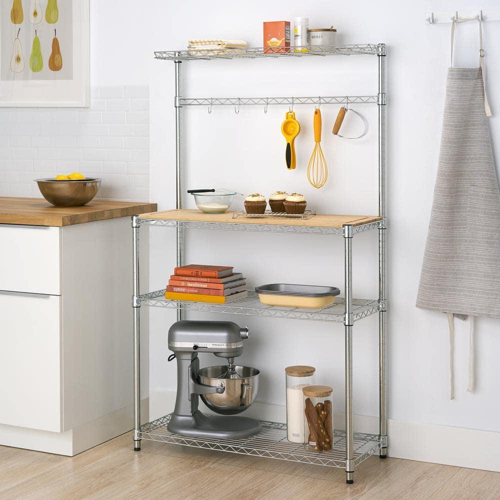 TRINITY EcoStorage® 36x14x60 Commercial Baker's Rack - Chrome