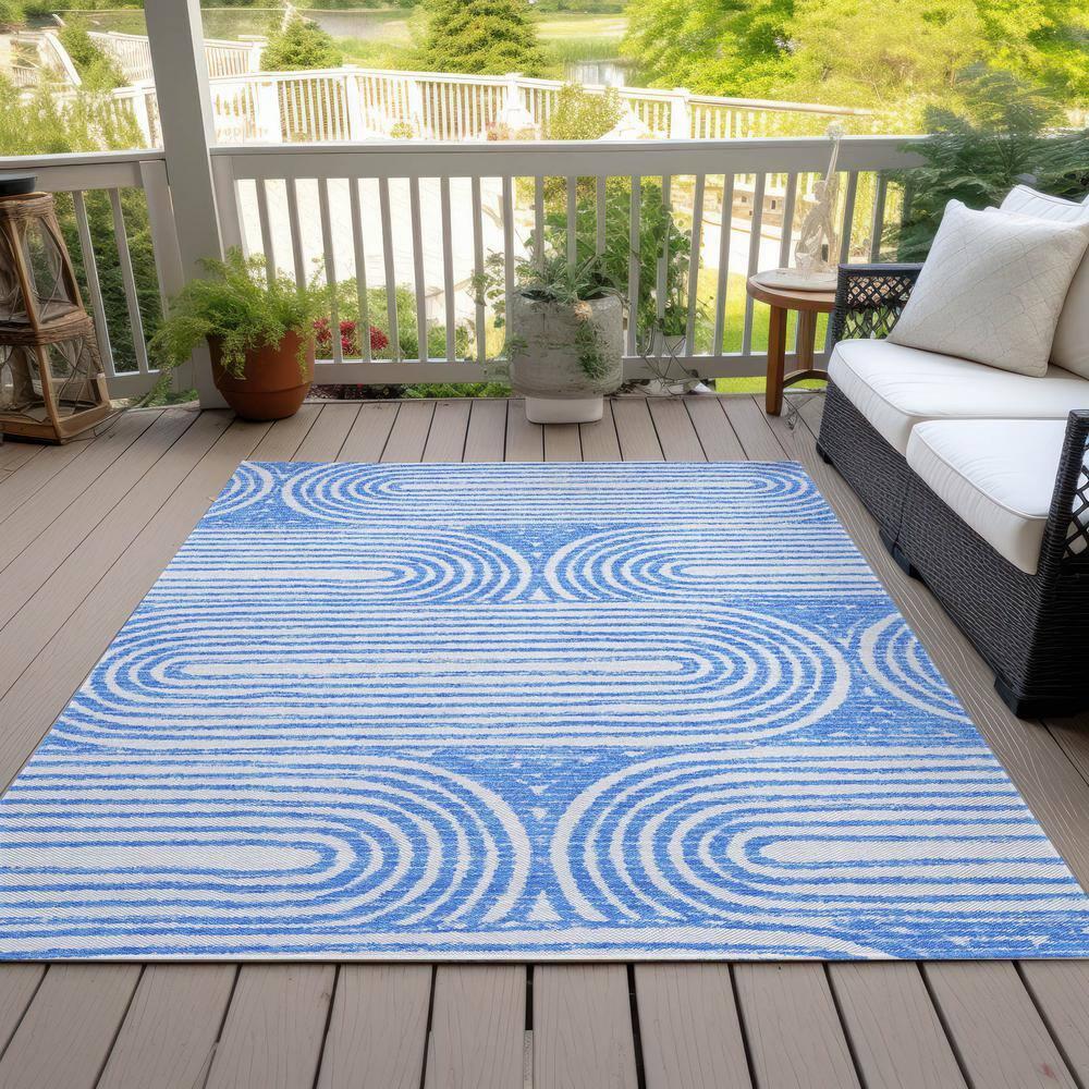 Chantille ACN540 Blue 26" x 310" Rug