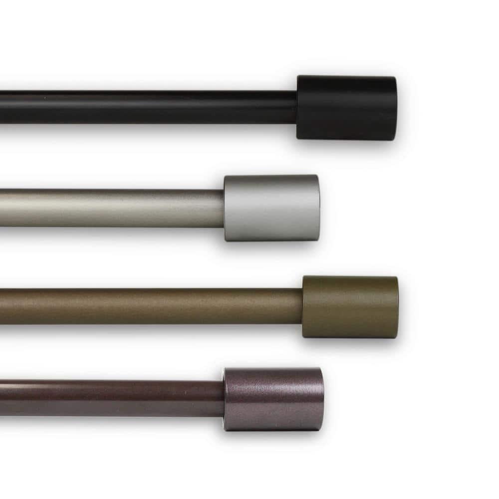 Rod Desyne Nora Steel Adjustable Single Curtain Rod