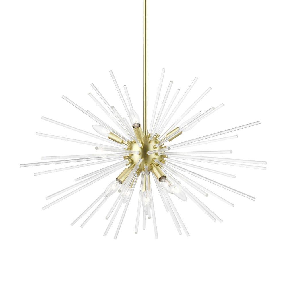 Livex Lighting Utopia 9 - Light Pendant in  Satin Brass