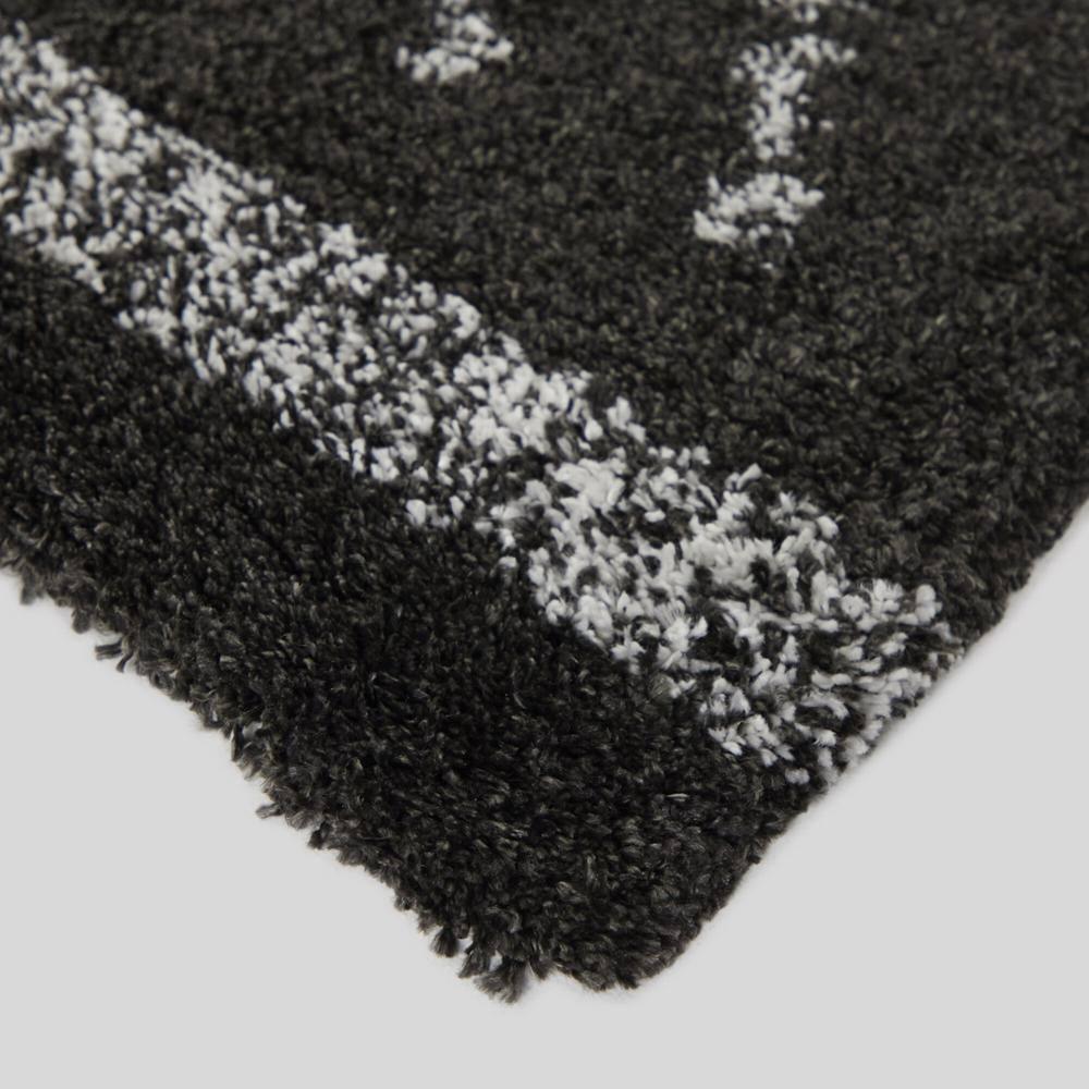 Balta Culver Southwestern Diamond Shag Area Rug Charcoal 5'3" x 7' 5' x 8' Blue, Cream, Black