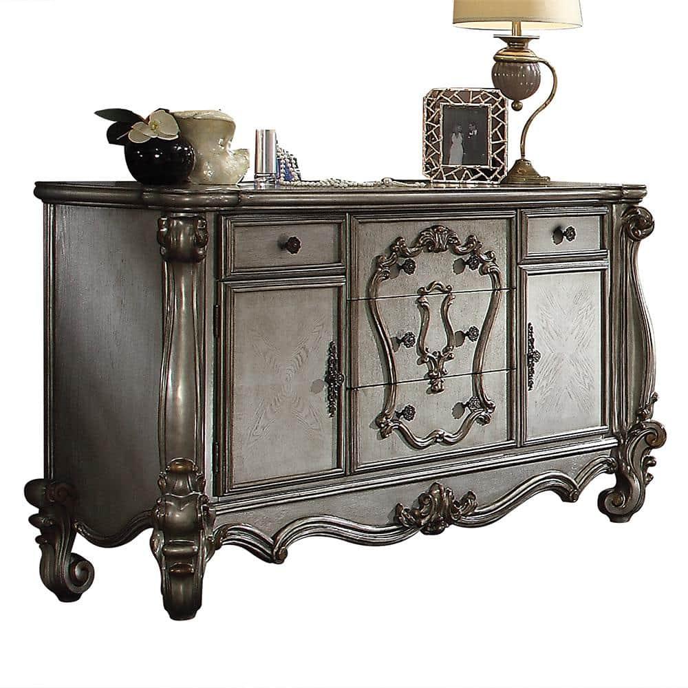 Bersally Solid Wood 70'' W 5 - Drawer Dresser