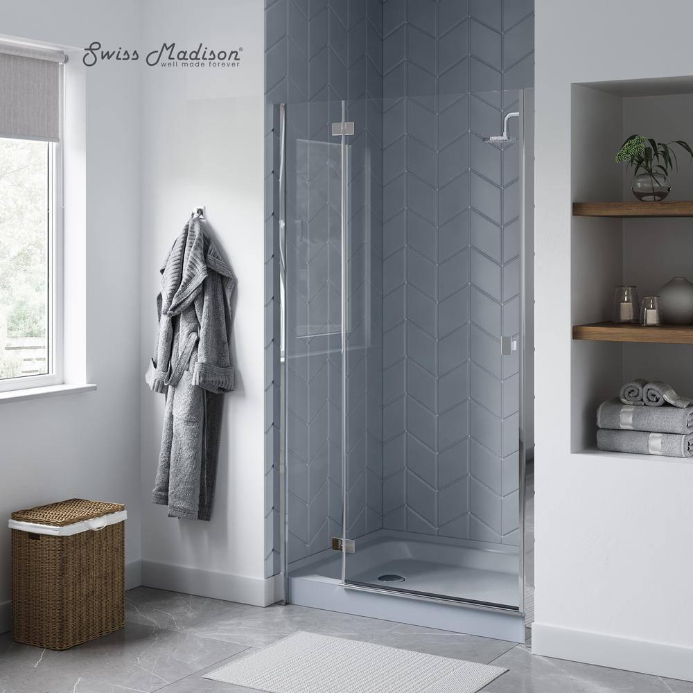 Voltaire 36" x 36" Single-Threshold, Center Drain, Shower Base