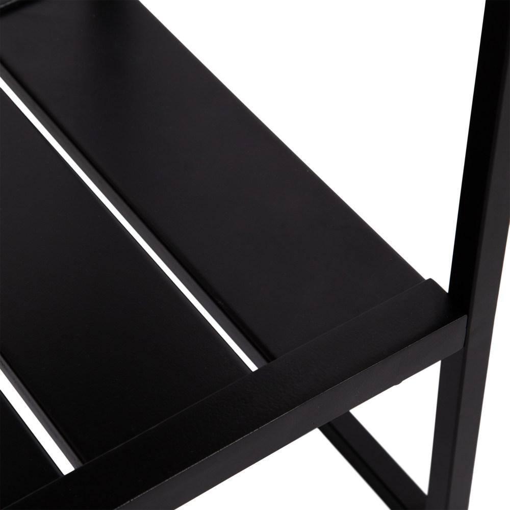 Kate and Laurel Malone Rectangle Wood Console Table, 36x13x31, Natural and Black