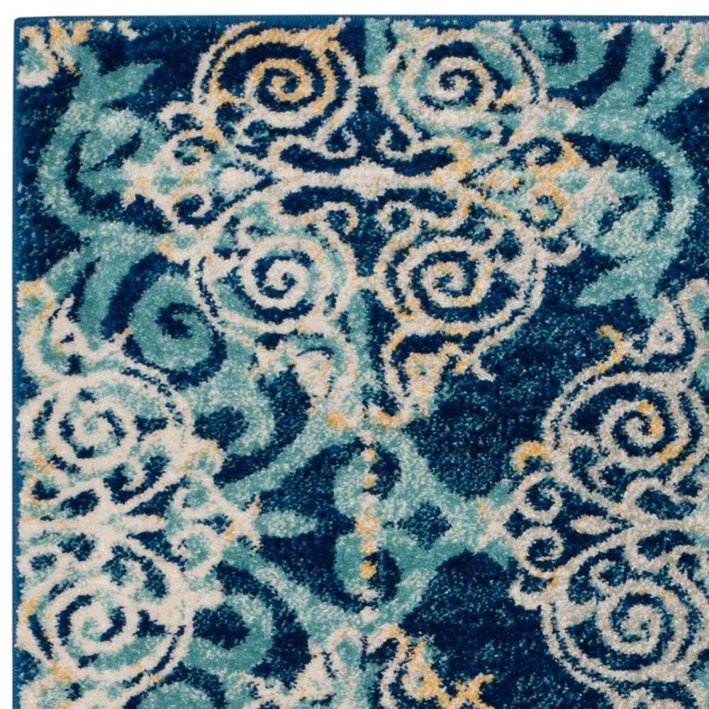 Evoke EVK230 Power Loomed Indoor Accent Rug - Royal/Light Blue - 3'x5' - Safavieh