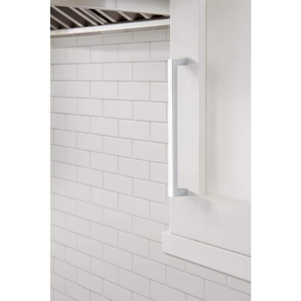 Monument 7-9/16 inch (192mm) Center-to-Center Polished Nickel Cabinet Pull