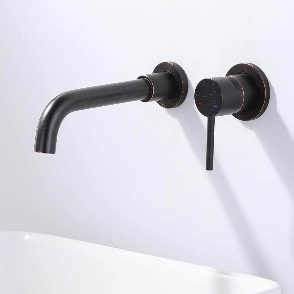 IVIGA Single Handle Wall Mounted Bathroom Faucet for Sink