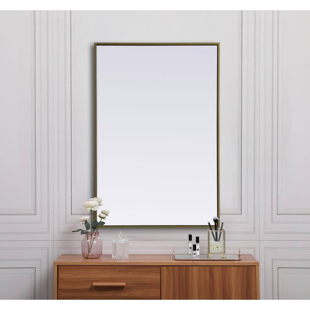 Sabine Metal Rectangle Wall Mirror