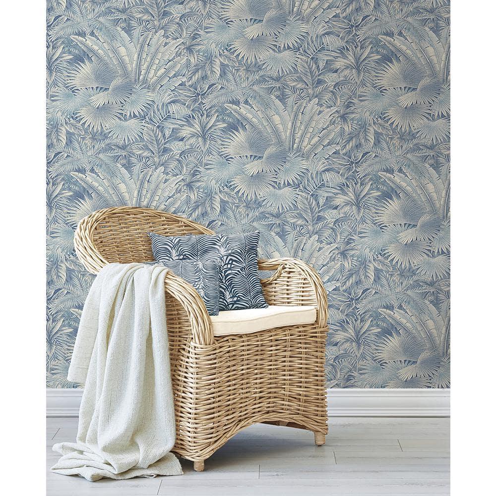 Tommy Bahama Bahamian Breeze Palm 18' L x 20.5" W Peel & Stick Wallpaper Roll