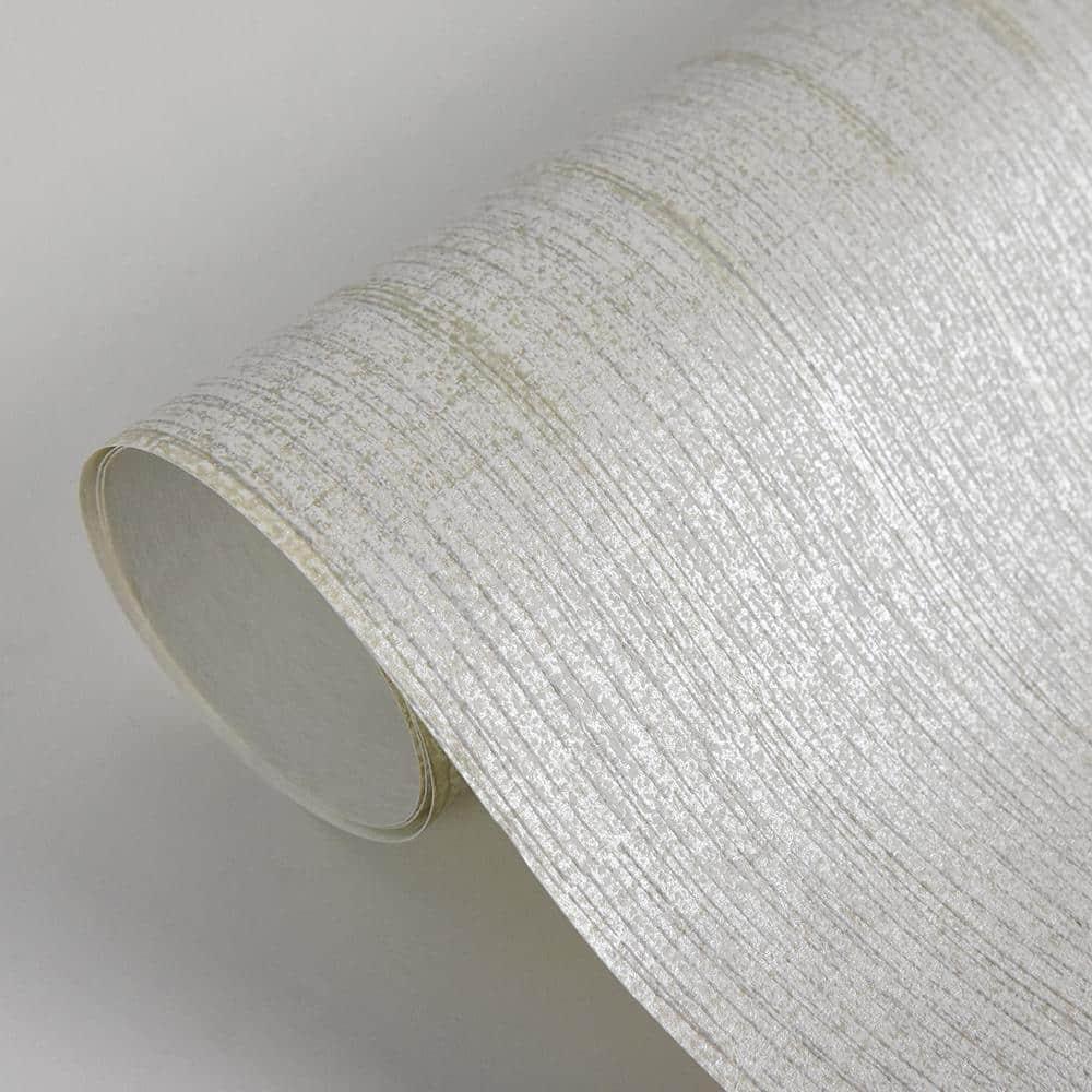 Brewster Ramona Champagne Stripe Texture Wallpaper