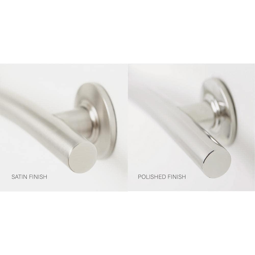 Lifestyle & Wellness Crescent Curved Wall Mount Bathroom Shower 30" Grab Bar