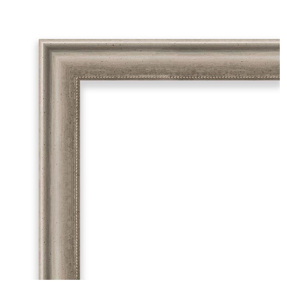 Amanti Art Salon Scoop Pewter Framed Magnetic Board 26 x 18 in.