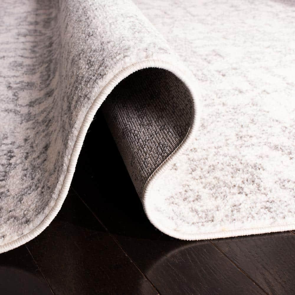 Madison MAD603 Power Loomed Indoor Area Rug - Silver/Ivory - 9'x12' - Safavieh