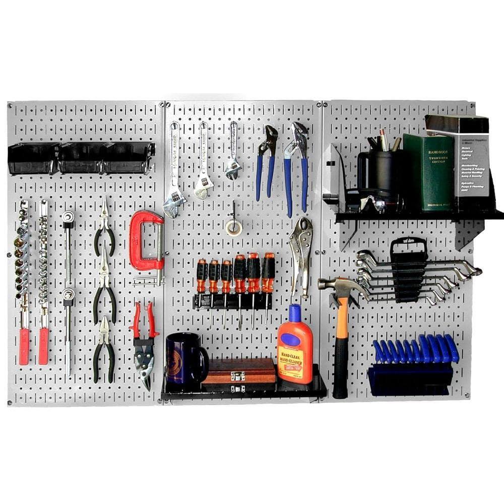 Pegboard Standard Tool Storage 32" H x 48" W Kit