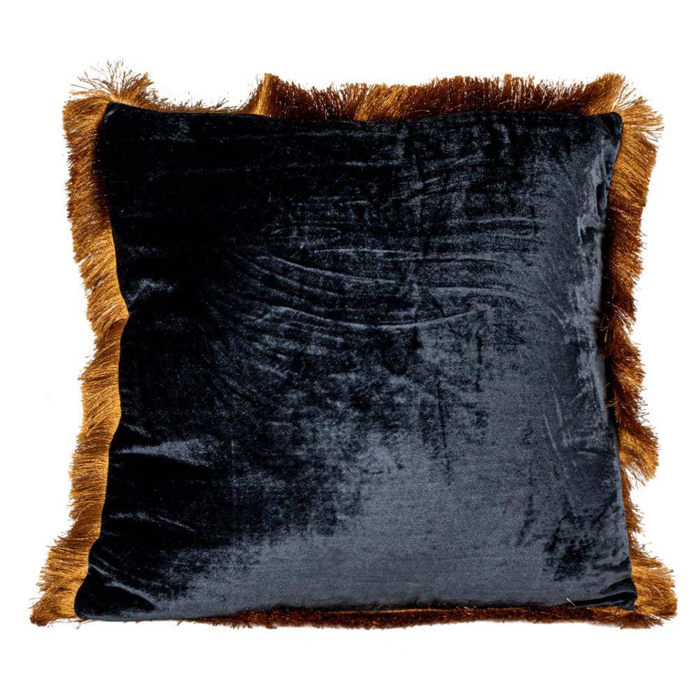 Creative Co-Op Silk Fringed Pillow