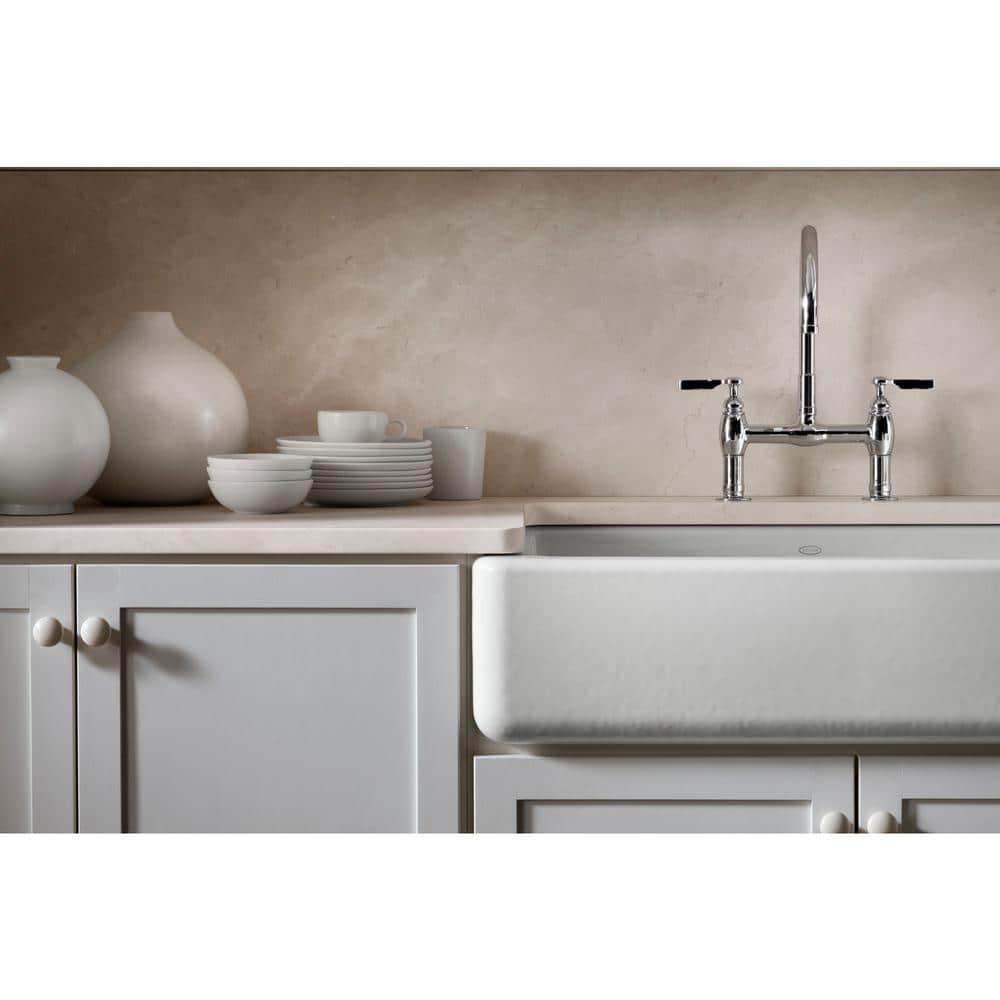 Whitehaven® Self-Trimming 36" L x 22" W Farmhouse Kitchen Sink
