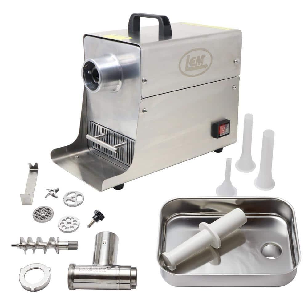 LEM BigBite #5 Electric Meat Grinder, 0.35 HP, Stainless Steel, 1 Count