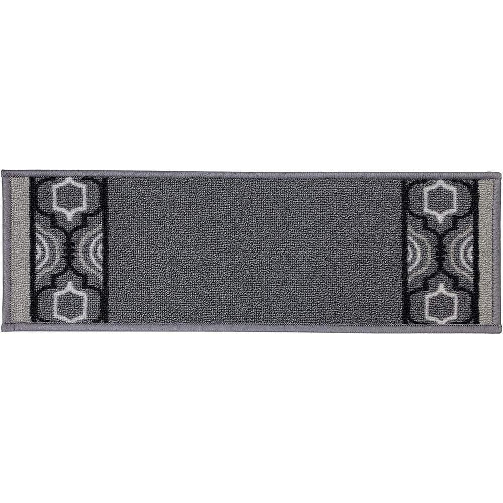 Indoor Trellis Border Series 8.5 in. x 26 in. Stair Tread Cover (Set of 3)
