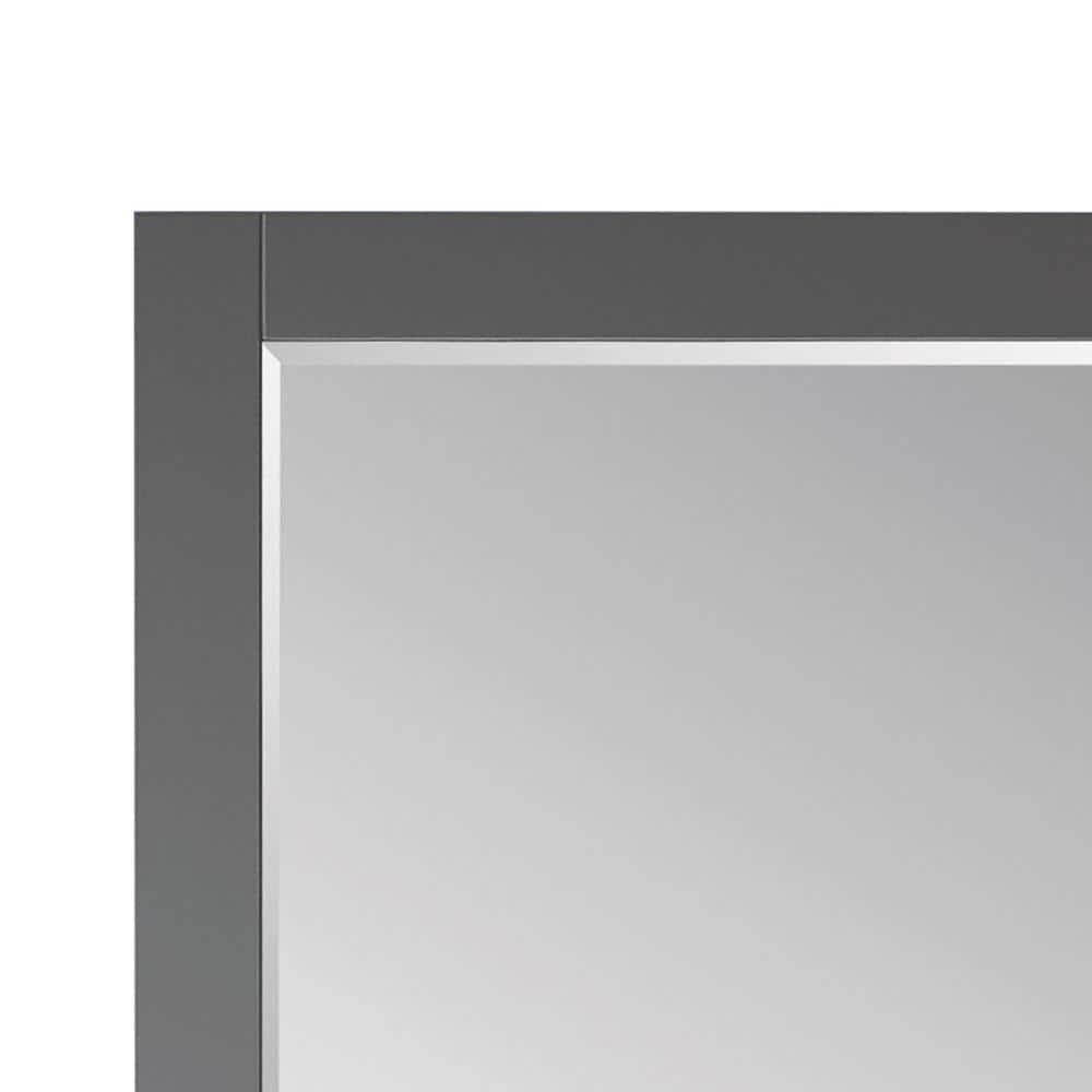 Ivy Wood Flat Wall Mirror