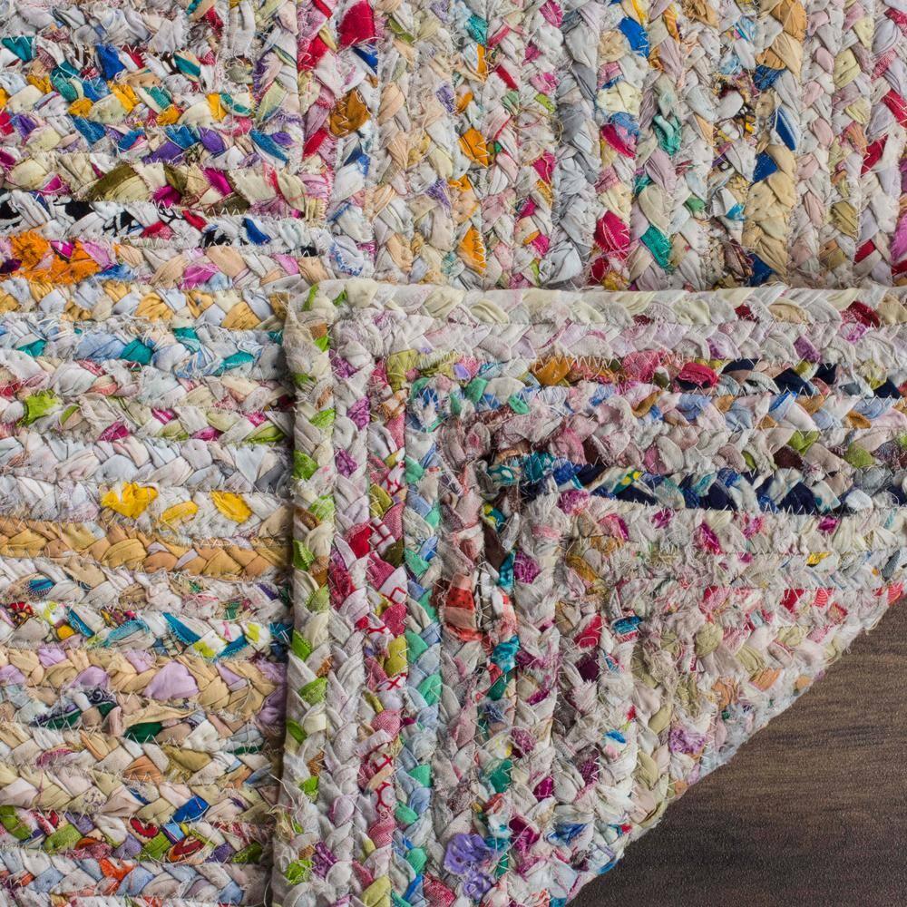 Braided BRD210 Hand Woven Runner Rug - Ivory/Multi - 2'3"x16' - Safavieh.