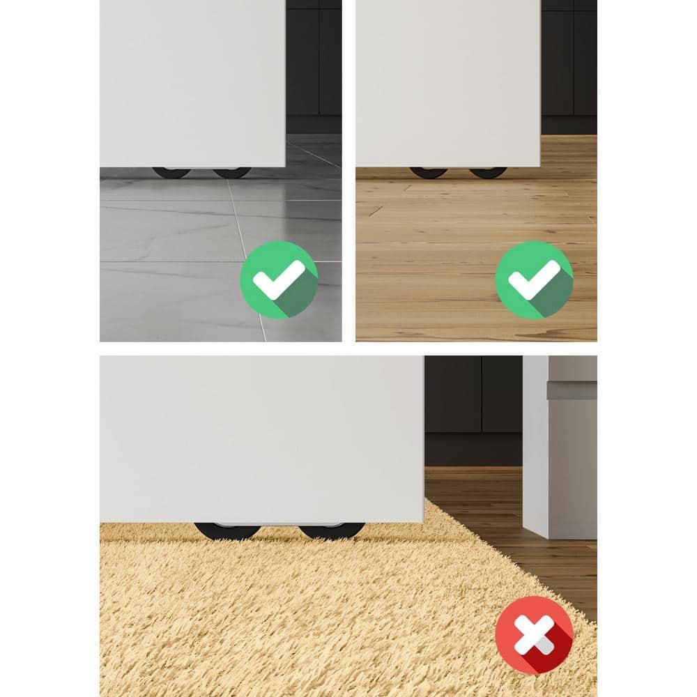 Belldinni Flush Primed Paneled Manufactured Wood Solid Core Interior Sliding Hidden Barn Door With Base Board With Installation Hardware Kit | Wayfair