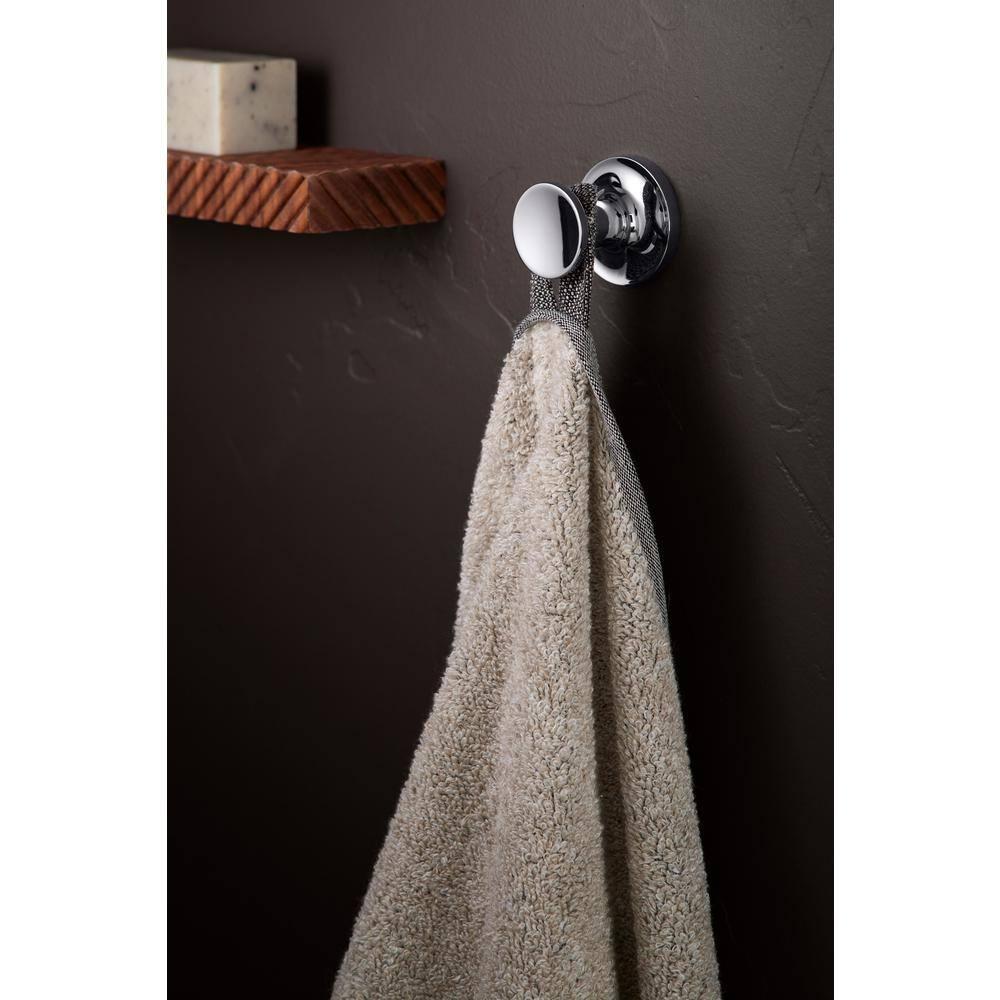 Purist® Wall Mounted Round Bathroom Robe Hook, Towel Hook, Clothing Hook