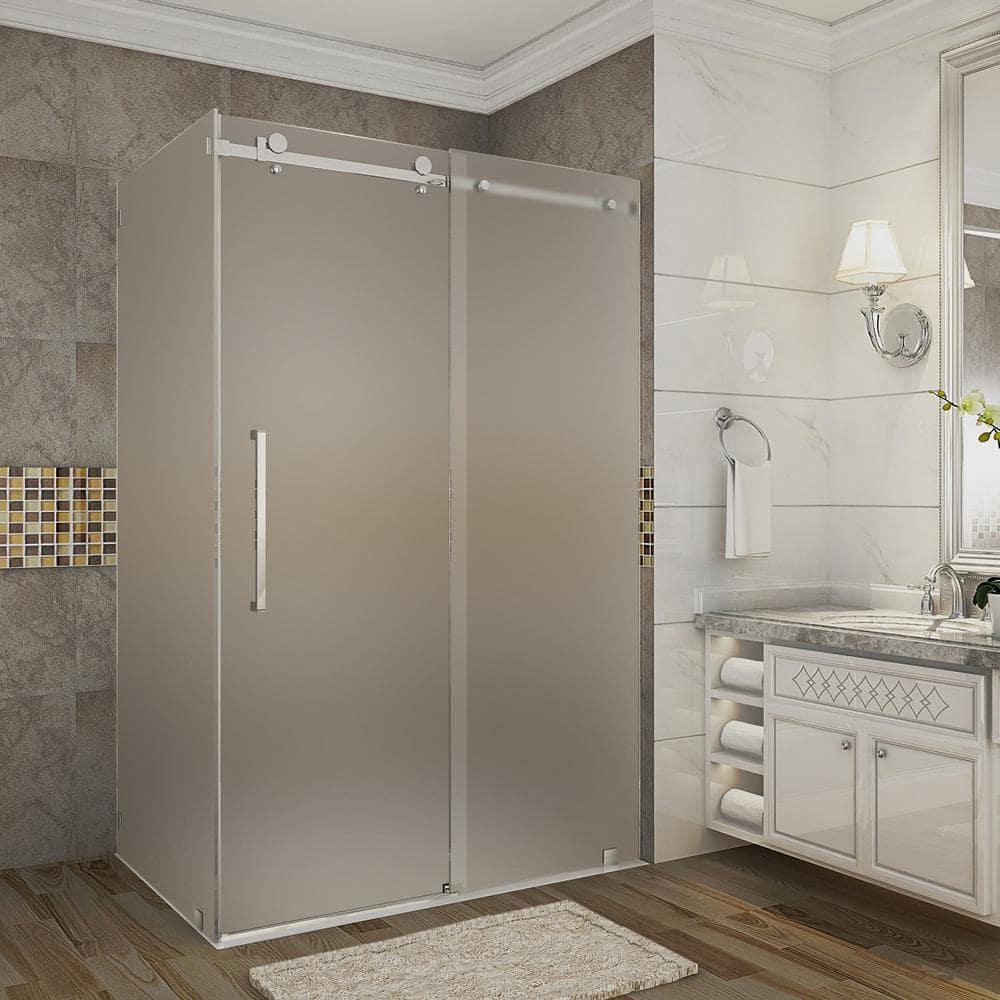 Moselle 48" x 75" Rectangle Sliding Shower Enclosure